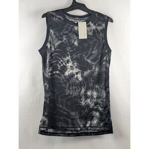 All in Motion Sleeveless Printed Tank Performance Shirt Gray L 12/14 Sports Camo